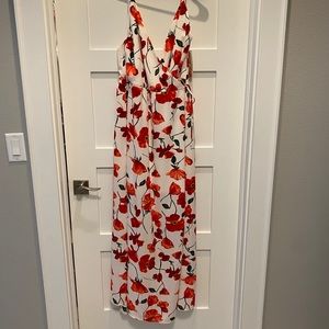 Poppy printed maxi dress